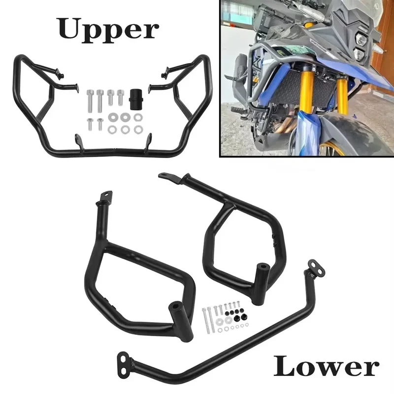 For Suzuki V-STORM 800DE VSTROM 800DE V-strom 800 de 2023 2024 Crash Tank Bars Engine Guard bar Bumper Stunt Cage Protector
