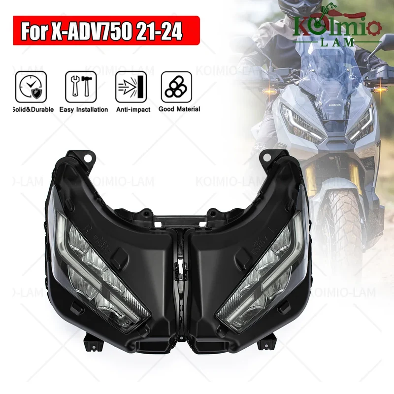 Fit for 2021 - 2024 Honda X-ADV750 XADV 750 Motorcycle Headlight Head Light Lamp X-ADV 750 2022 2023 Front Headlamp Assembly