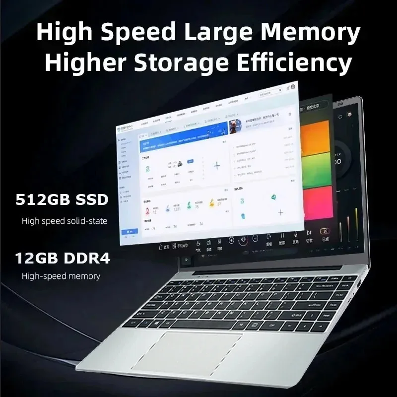 laptop windows 11 Intel CORE i7 7500U Laptop 12GB RAM 1TB/2TB SSD Computer 1920*1080 Resolution Office Study i7 PC Computer