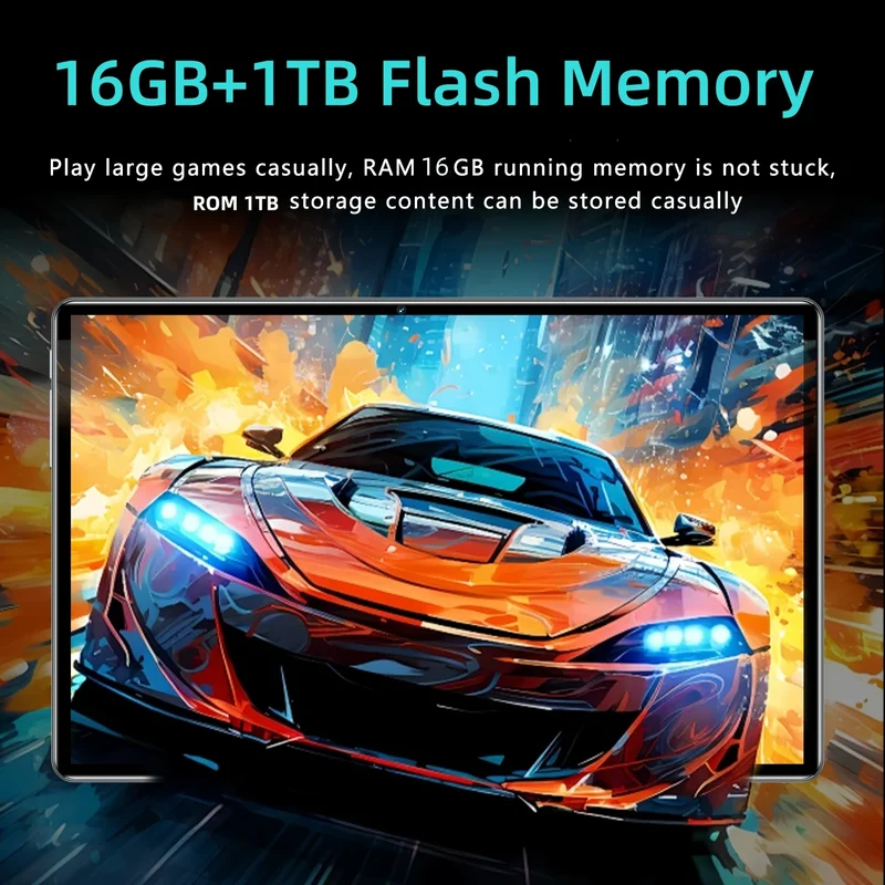 2025 Tablets Android Original Android P70 PRO Tablet 22GB + 2T 20000mAh 12 inch HD 4K Android 14 10 Core WIFI Network Tablet PC