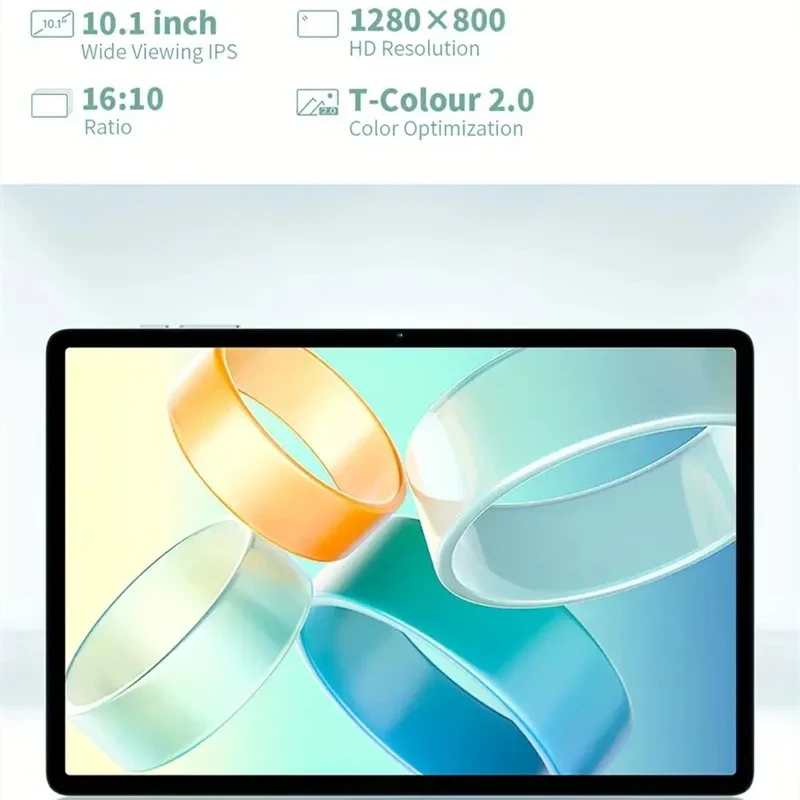 Teclast M50 10,1 inch TDDI Incell x 800 Android 14 Tablet (6 + 6) 12GB RAM GB ROM Unisoc T606 8 core ducal SIM 4G phone case