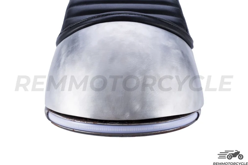Selle SUR-MESURE En Aluminium avec boucle LED clignotant défillant