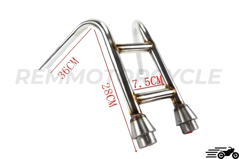 Guidon Rabbit Ears Shadow 600 Chrome