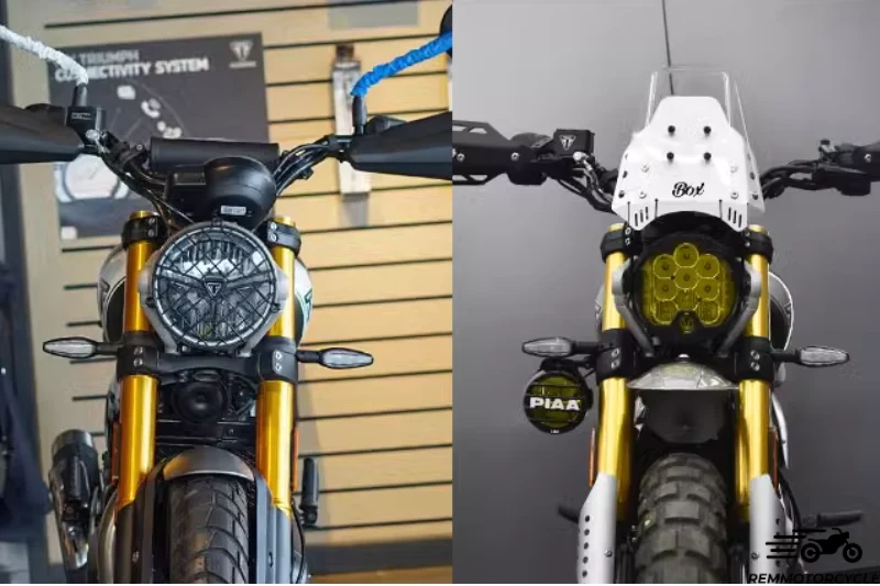 SECOND MAIN Phare OFFROAD Type BAJA Scrambler 400X