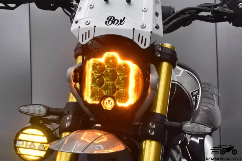 SECOND MAIN Phare OFFROAD Type BAJA Scrambler 400X