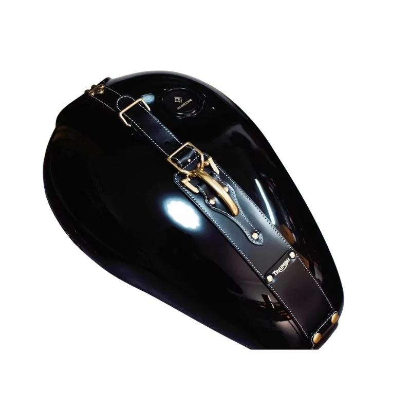 Bande cuir protection de réservoir Triumph T100 T120