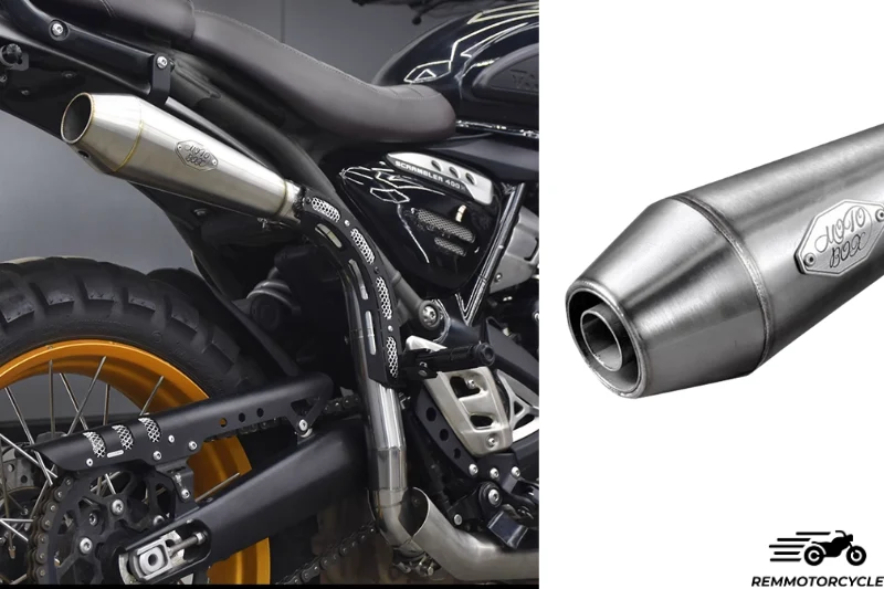 Echappement haut Triumph Speed 400 & Scrambler 400 X