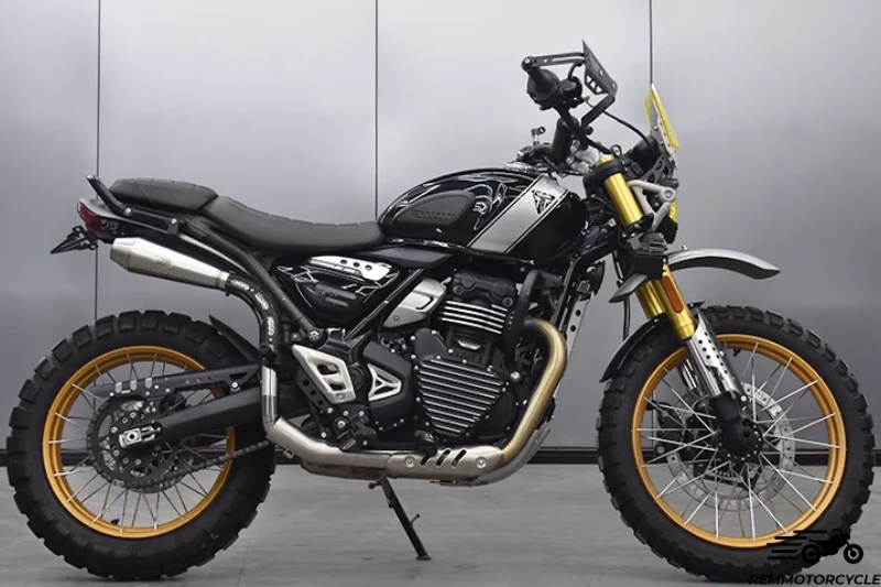 Echappement haut Triumph Speed 400 & Scrambler 400 X