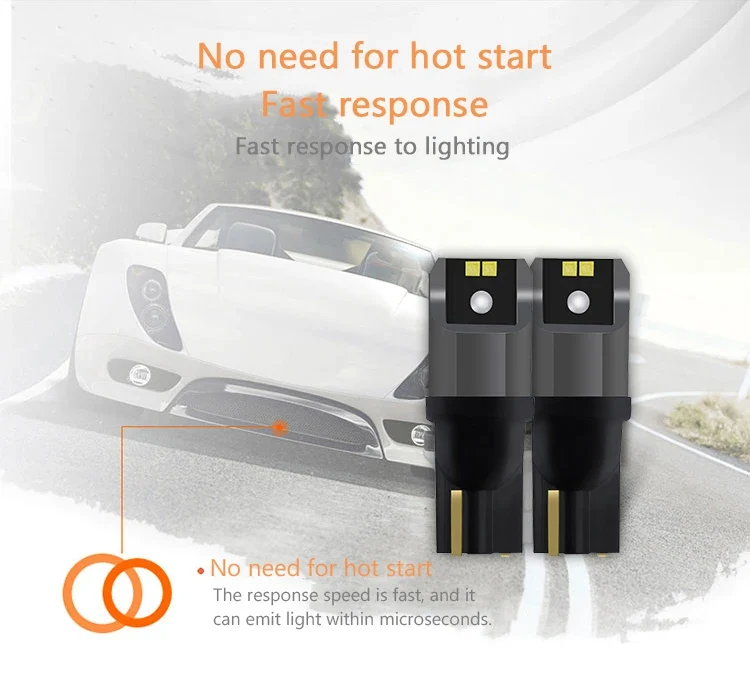 OSRAM LED T10 6000K W5W 194 LEDriving SL Advance 6000K White Car Reading Bulbs Door Lamps Interior Light 12V 1.5W 2980CW, Pair
