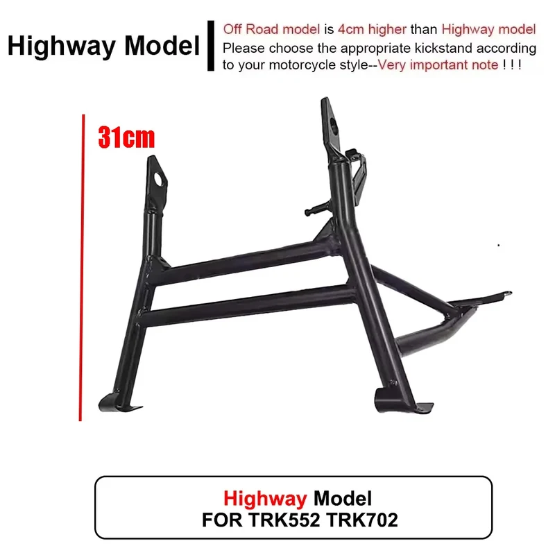 Motorcycle Modification Center Parking Stand Kickstand Middle Kick Support Bracket For Benelli TRK502X TRK702X TRK552X