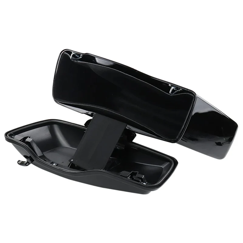 Motorcycle Saddlebags Vivid Black Side Saddle Bag And Lining With Mounts Kit Fits For BMW R18 100 Years R 18 Classic 2020-2026