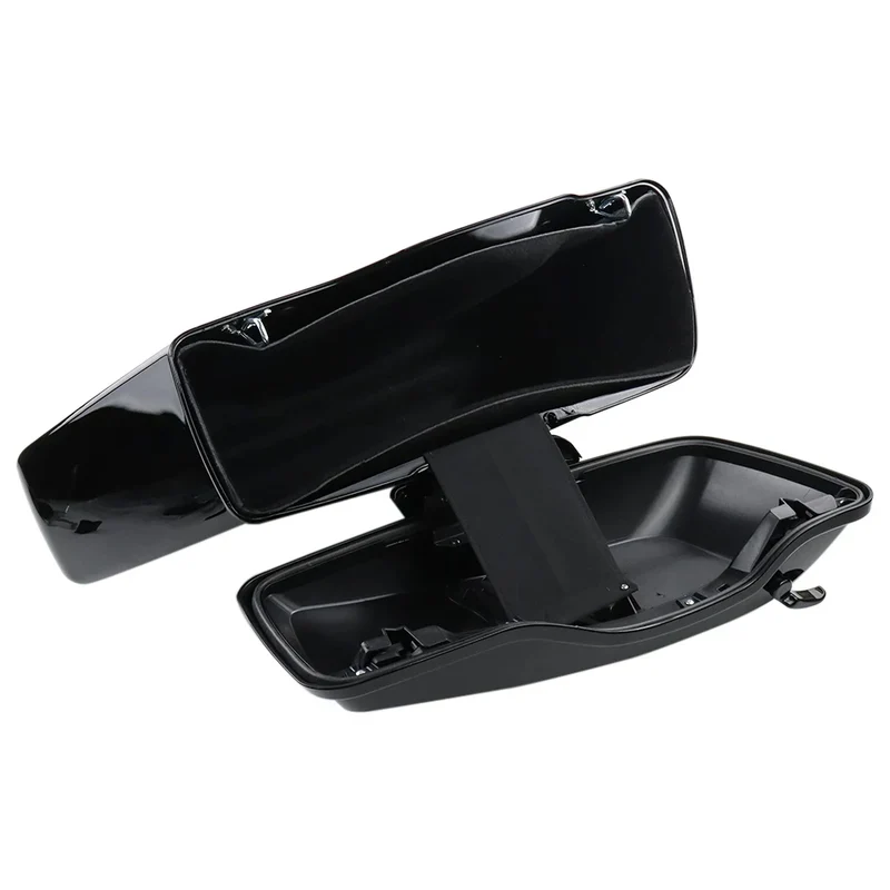 Motorcycle Saddlebags Vivid Black Side Saddle Bag And Lining With Mounts Kit Fits For BMW R18 100 Years R 18 Classic 2020-2026