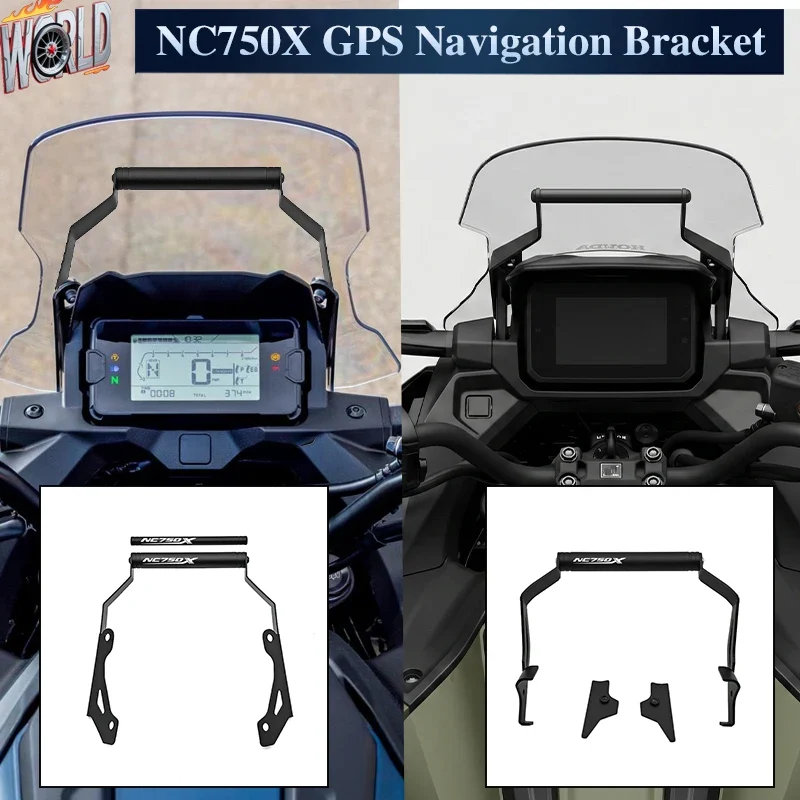 NC750X 2025 Navigation Bracket For NC750X NC 750X 2021-2024 2026 GPS Phone Holder Levers Navigation Mount Bracket
