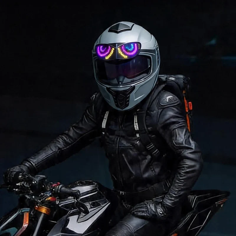 Smart LED Helmet Display (Without Helmet) - Bicycle Helmet LED Display, Ebike Helmet with App, Cycling Helmets with Turn Signals