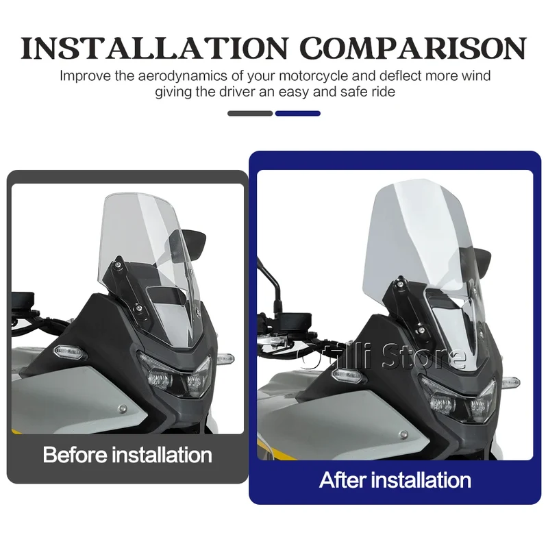 Motorcycle Windshield Windscreen Cover For Honda XL750 XL 750 Transalp 2025 2026 Front Wind Screen Shield Deflectors Protector