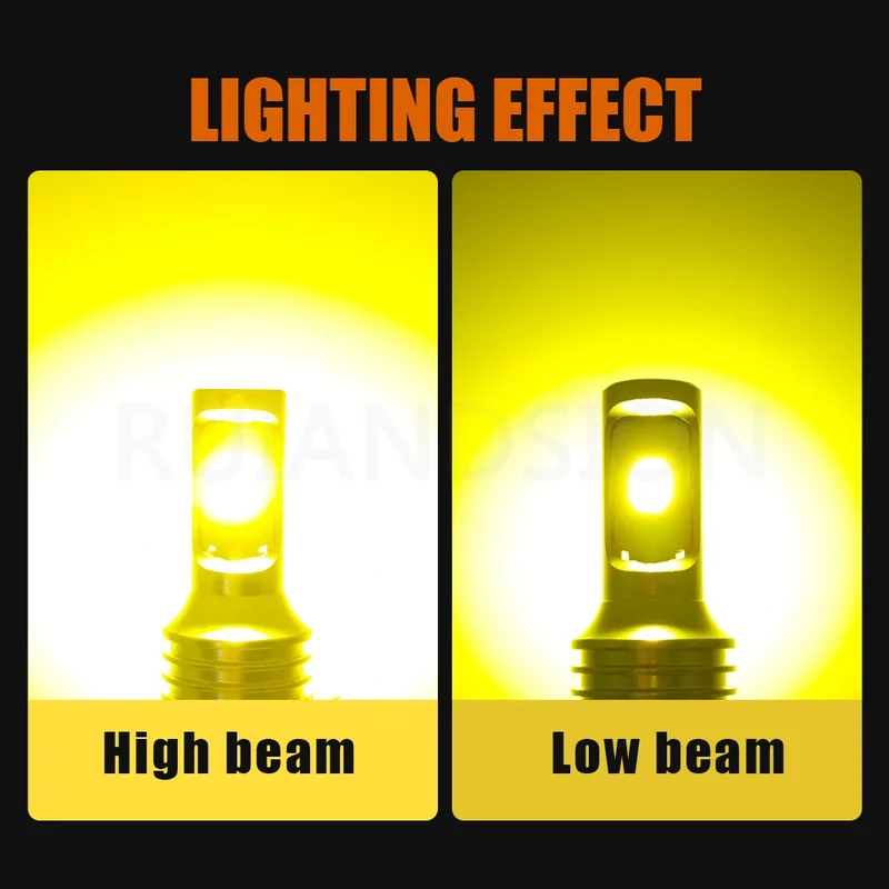 HS5 Motorcycle LED Head Light White Yellow Headlight Bulb Led Headlight Lamp Hi/Lo Beam For Honda PCX125 PCX150 2008 - 2012