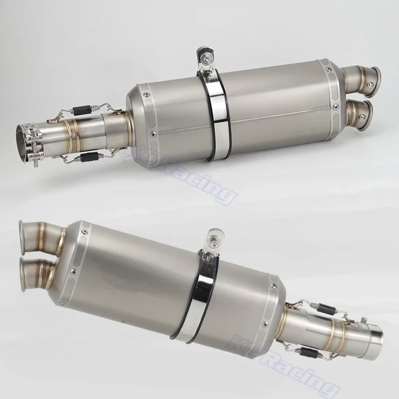 AfricaTwin 2020 2021 2022-2024 Motorcycle Exhaust Middle Link Pipe Dual Exit Muffler DB Killer Escape for Honda CRF1100 CRF1100L