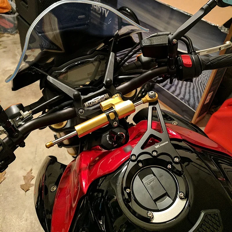 Steering Damper Stabilizer Bracket Mount Motorcycles Accessories For GSX-S1000GX GSX-S 1000 GX 2024 2025 2026 GSXS1000GX