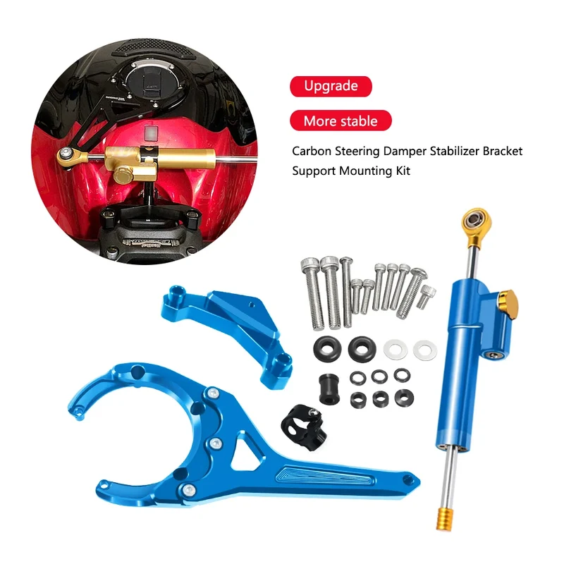 Steering Damper Stabilizer Bracket Mount Motorcycles Accessories For GSX-S1000GX GSX-S 1000 GX 2024 2025 2026 GSXS1000GX