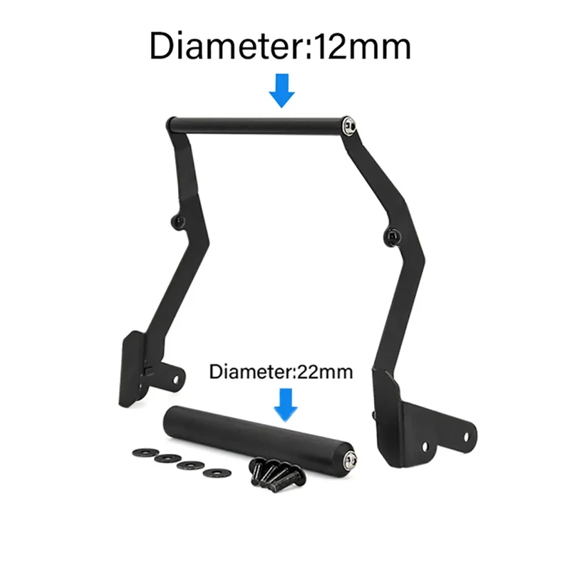 For Honda Africa Twin CRF1100 2020-2025 Motorcycle USB Phone Holder Navigation Bracket Navigation Plate Adapt Bracket