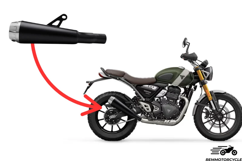Echappement TRIUMPH 400X - Speed 400