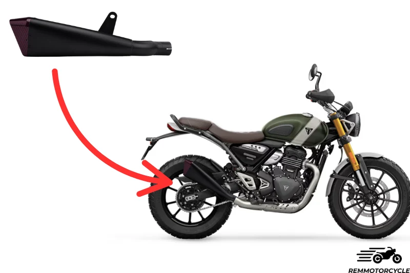 Echappement TRIUMPH 400X - Speed 400