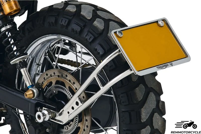 Support de plaque lèche roue Triumph T100 T120 Street Twin Srambler 900