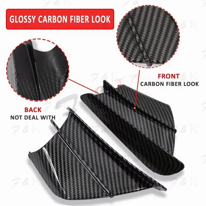 For SUZUKI GSXS750 GSXS1000 GSXS1000F GSX-S250 GSX-S150 GSX S 750 1000 250 150 GS Motorcycle Spoiler Wing Aerodynamic Winglet