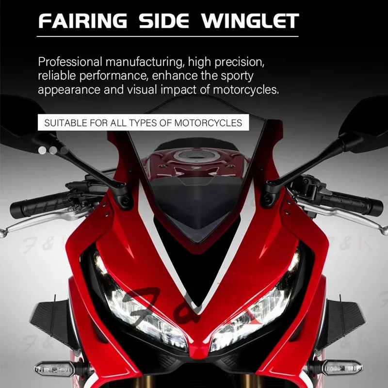 For SUZUKI GSXS750 GSXS1000 GSXS1000F GSX-S250 GSX-S150 GSX S 750 1000 250 150 GS Motorcycle Spoiler Wing Aerodynamic Winglet