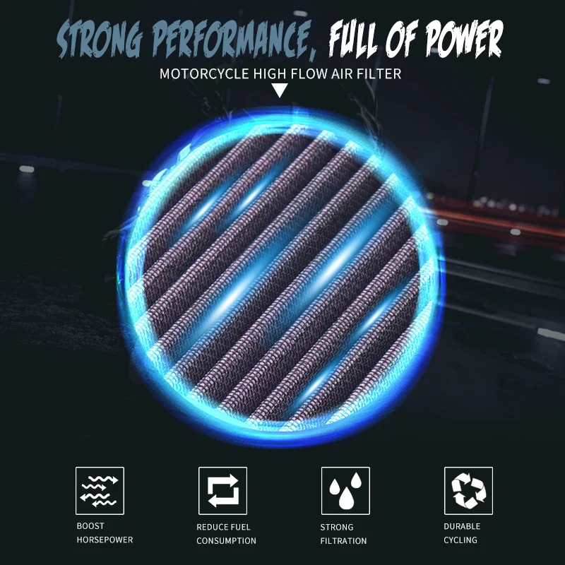 JSBM Motorcycle Washable Air Filter For BMW F750GS F850GS F900R F900XR Loncin Valico Voge 900 DSX DS BM-8518 HFA7801 PM188T12