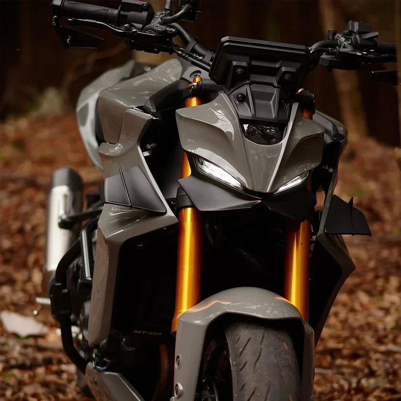 Motorcycle Front Spoiler Kit For YAMAHA MT-09 / SP MT09 2024 2025 2026 Downforce Naked Frontal Spoilers Winglet Aerodynamic Wing