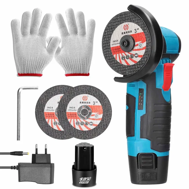 Mini Angle Grinder Mini Household Rechargeable Cutting Machine Polishing Machine Electric Hand Grinder Polishing Machine