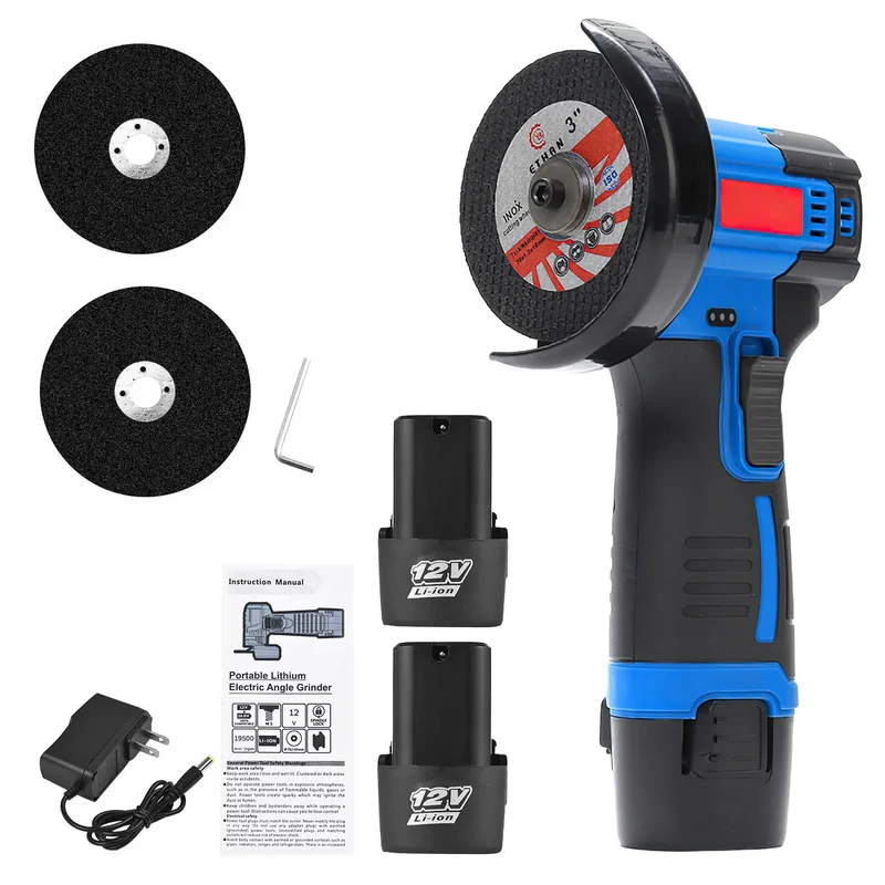 Mini Angle Grinder Mini Household Rechargeable Cutting Machine Polishing Machine Electric Hand Grinder Polishing Machine