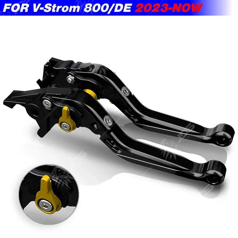 For Suzuki V-STROM 800/800DE Clutch Lever Brake Lever Set Foldable Adjustable Handle Levers Motorcycle Accessories Parts