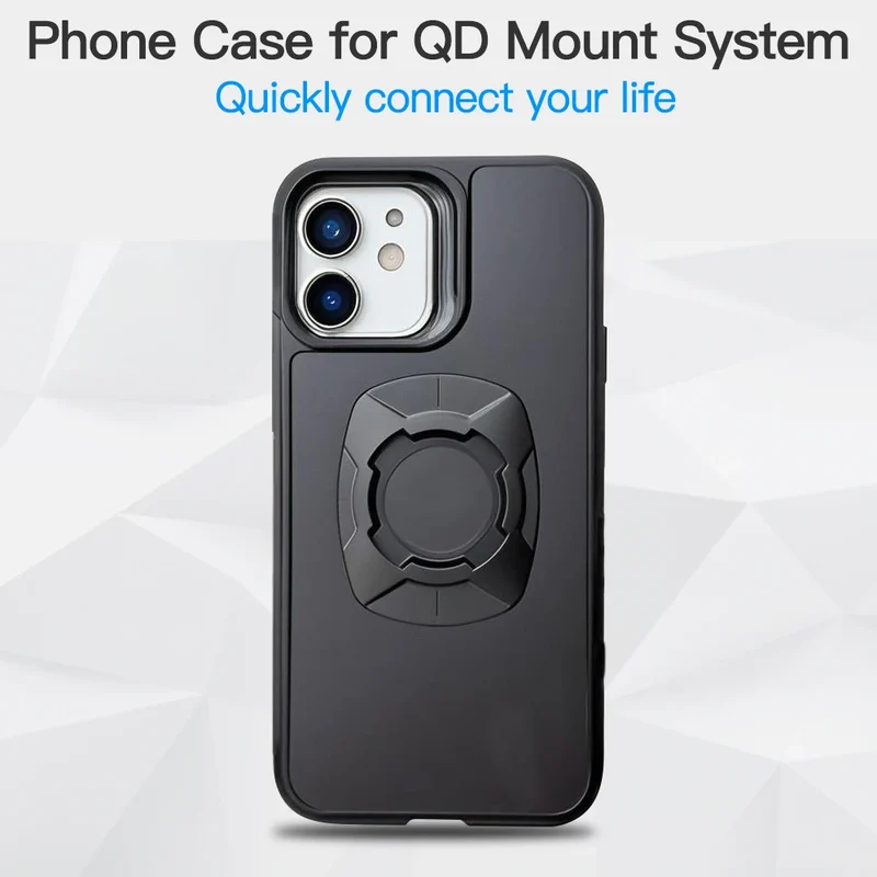 Twsit Lock Phone Case Holder MotorCycle Bicycle iPhone case Quick Lock Fit for Quad System Phone Mount/Holder 16 15 14 Pro Max
