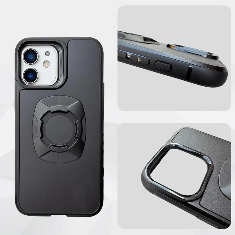 Twsit Lock Phone Case Holder MotorCycle Bicycle iPhone case Quick Lock Fit for Quad System Phone Mount/Holder 16 15 14 Pro Max
