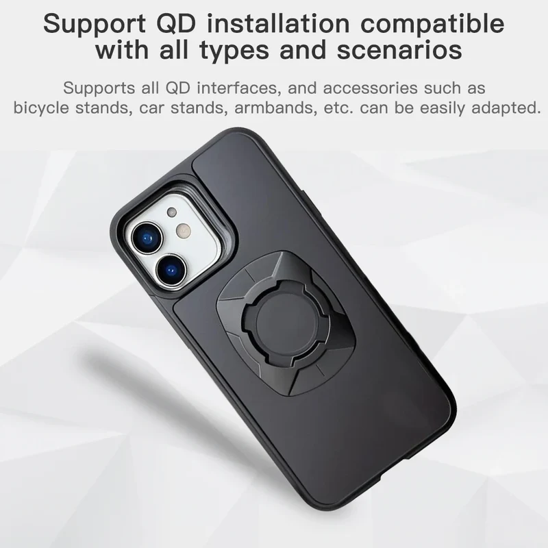 Twsit Lock Phone Case Holder MotorCycle Bicycle iPhone case Quick Lock Fit for Quad System Phone Mount/Holder 16 15 14 Pro Max