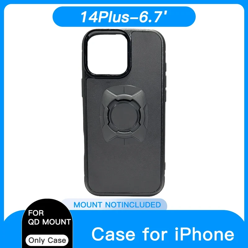 Twsit Lock Phone Case Holder MotorCycle Bicycle iPhone case Quick Lock Fit for Quad System Phone Mount/Holder 16 15 14 Pro Max