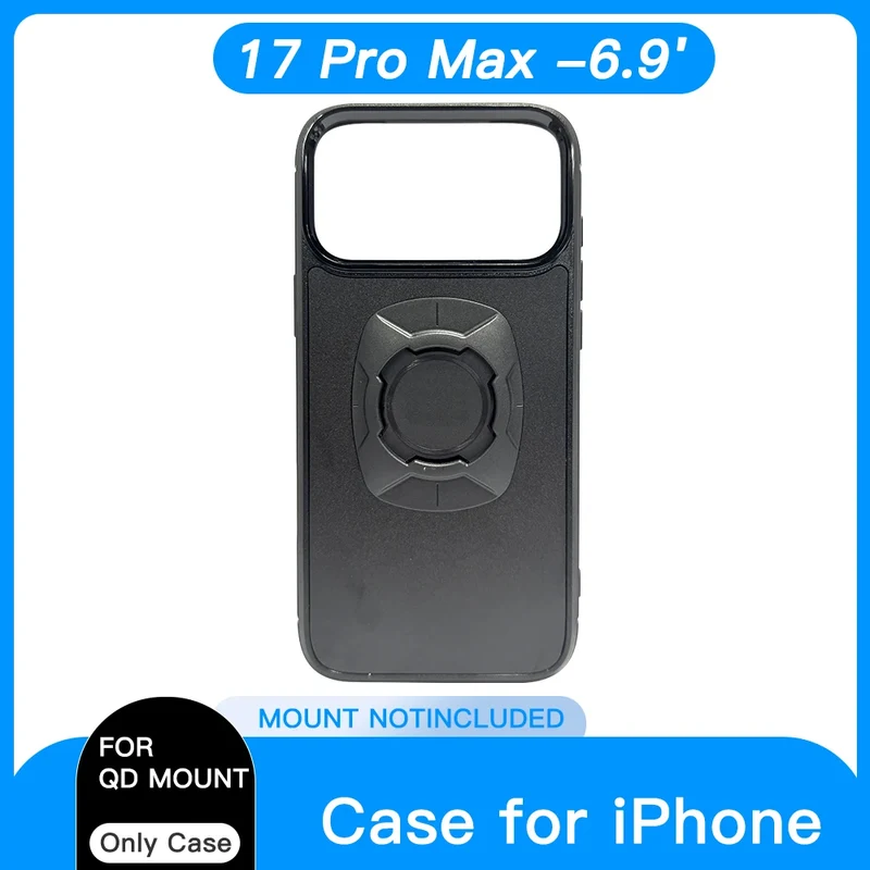 Twsit Lock Phone Case Holder MotorCycle Bicycle iPhone case Quick Lock Fit for Quad System Phone Mount/Holder 16 15 14 Pro Max