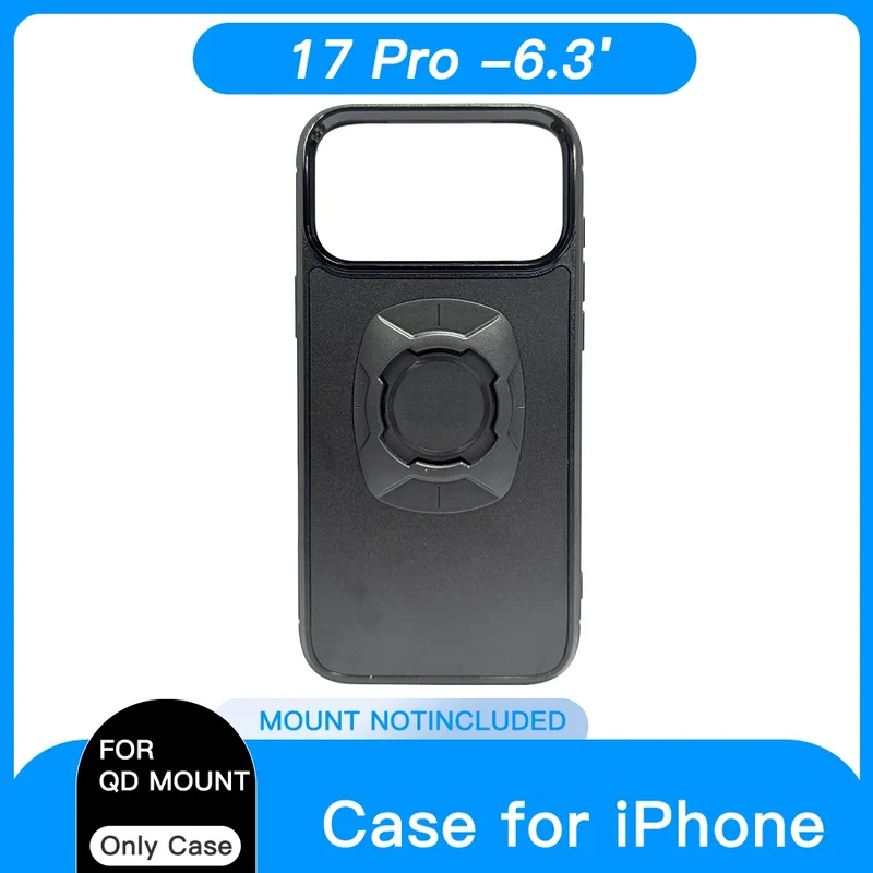 Twsit Lock Phone Case Holder MotorCycle Bicycle iPhone case Quick Lock Fit for Quad System Phone Mount/Holder 16 15 14 Pro Max
