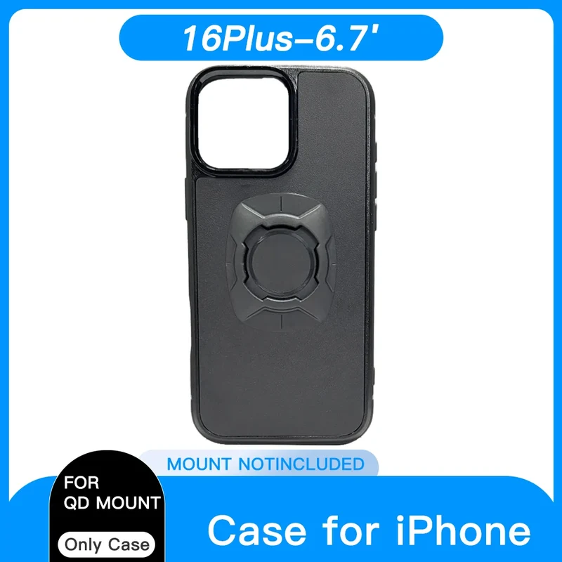 Twsit Lock Phone Case Holder MotorCycle Bicycle iPhone case Quick Lock Fit for Quad System Phone Mount/Holder 16 15 14 Pro Max
