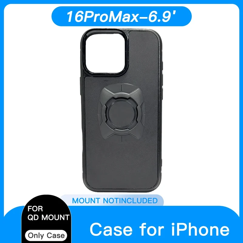 Twsit Lock Phone Case Holder MotorCycle Bicycle iPhone case Quick Lock Fit for Quad System Phone Mount/Holder 16 15 14 Pro Max