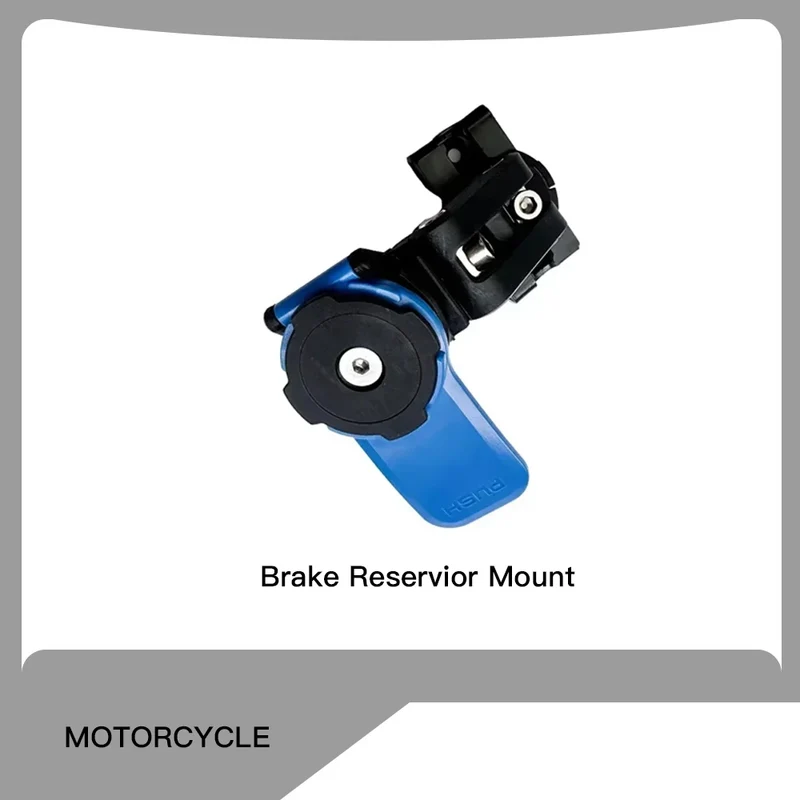 Motorcycle Handlebar Stem Fork Mount Holder Phone Mount Universal Adaptors 1 ball Mirror Scooter Mount VIBRATION DAMPENER Lock
