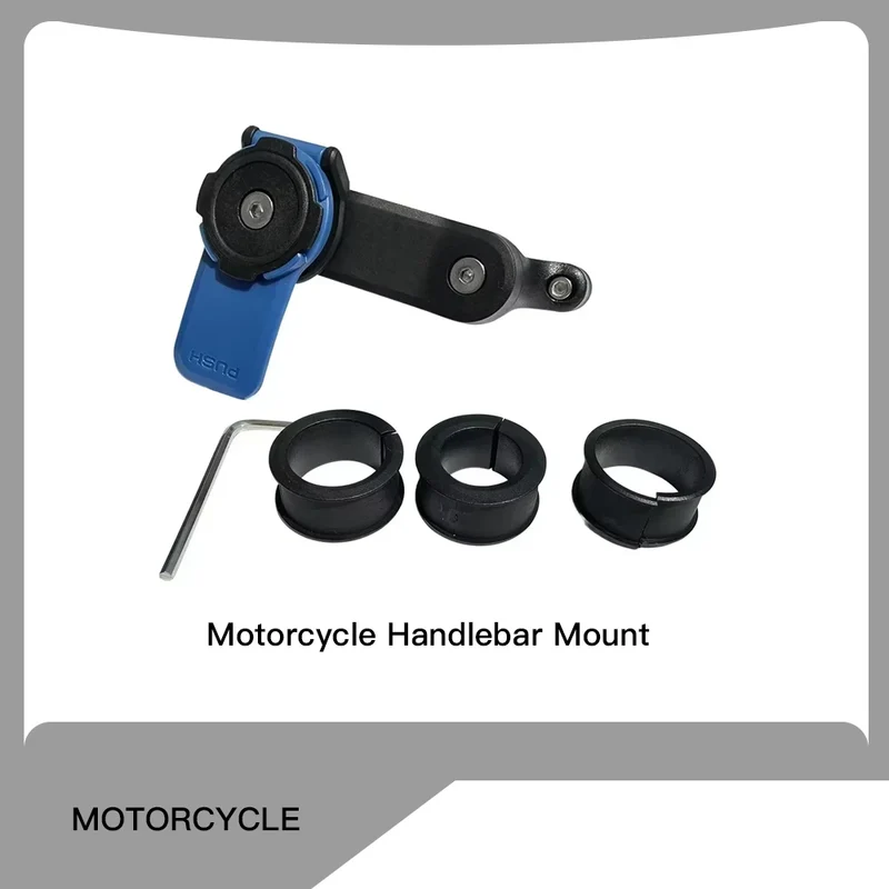 Motorcycle Handlebar Stem Fork Mount Holder Phone Mount Universal Adaptors 1 ball Mirror Scooter Mount VIBRATION DAMPENER Lock