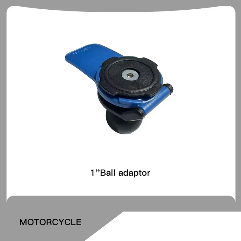 Motorcycle Handlebar Stem Fork Mount Holder Phone Mount Universal Adaptors 1 ball Mirror Scooter Mount VIBRATION DAMPENER Lock