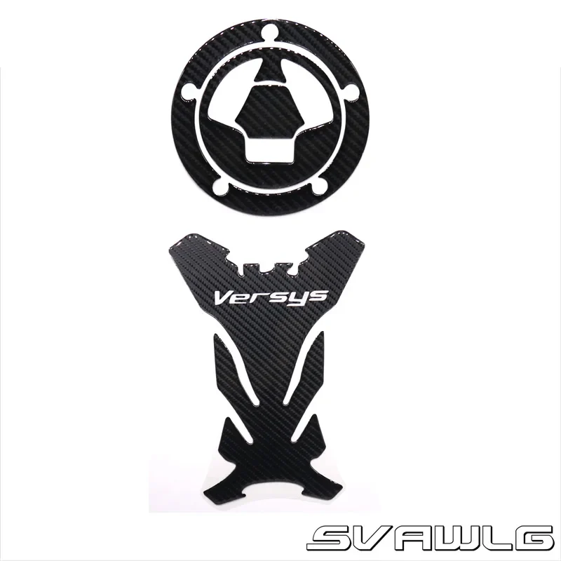 2019 Motorcycle Accessories 3D Fiber Sticker Sets Tank Decal Protector Pad Set for KAWASAKI Versys 650