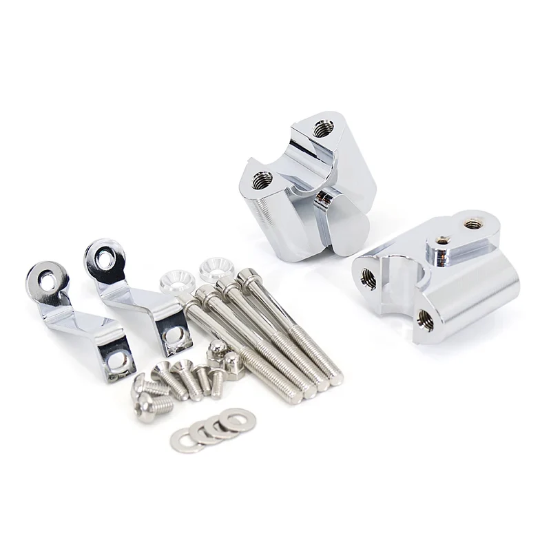 Motorcycle HandleBar Heightening Riser Clamp Back Move Mount Clamp Adapter Handle Bar Risers For BMW R 18 R18 Classic 2021 2022