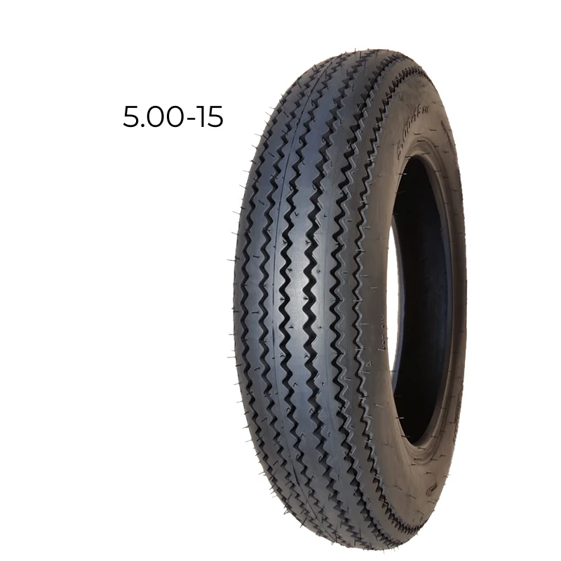 Pneu moto vintage tubeless – profil cranté