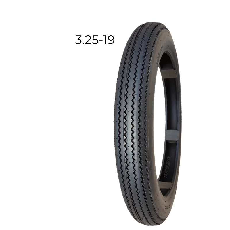 Pneu moto vintage tubeless – profil cranté