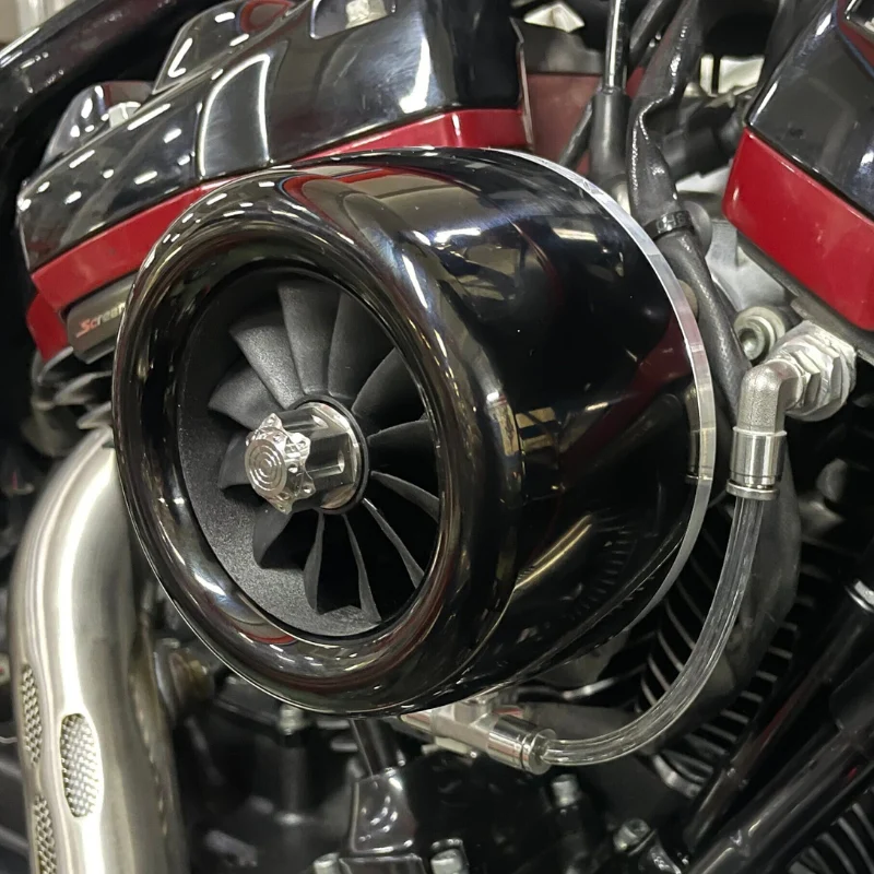 Filtre à air haut débit turbine Harley Sportster/Dyna/Touring